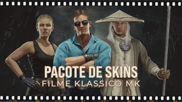 Mortal Kombat 11 | Pacote de Skins Filme Klassico MK