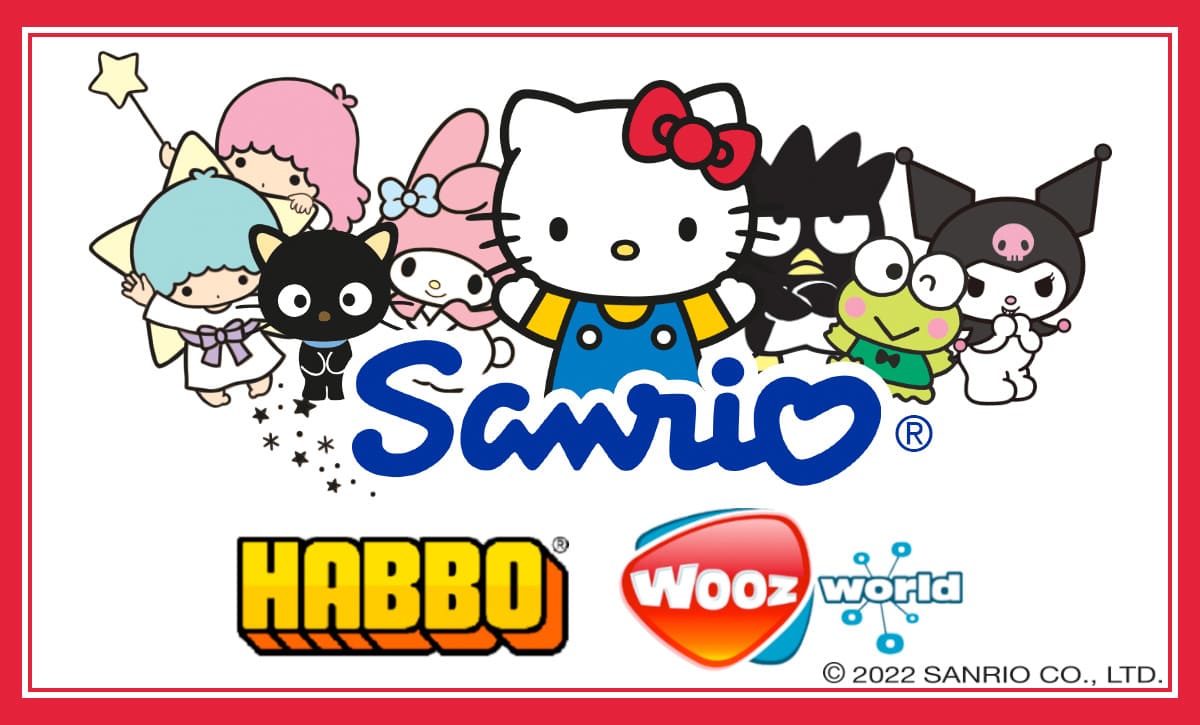 Habbo e Woozworld - Sanrio