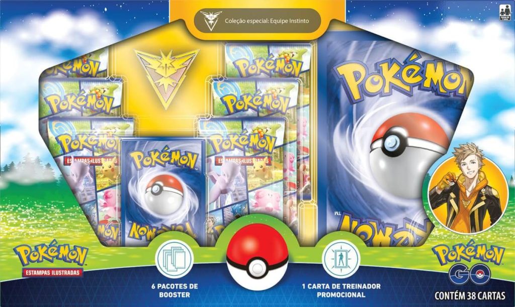 Pokémon Estampas Ilustradas - Pokémon GO Team Instinct
