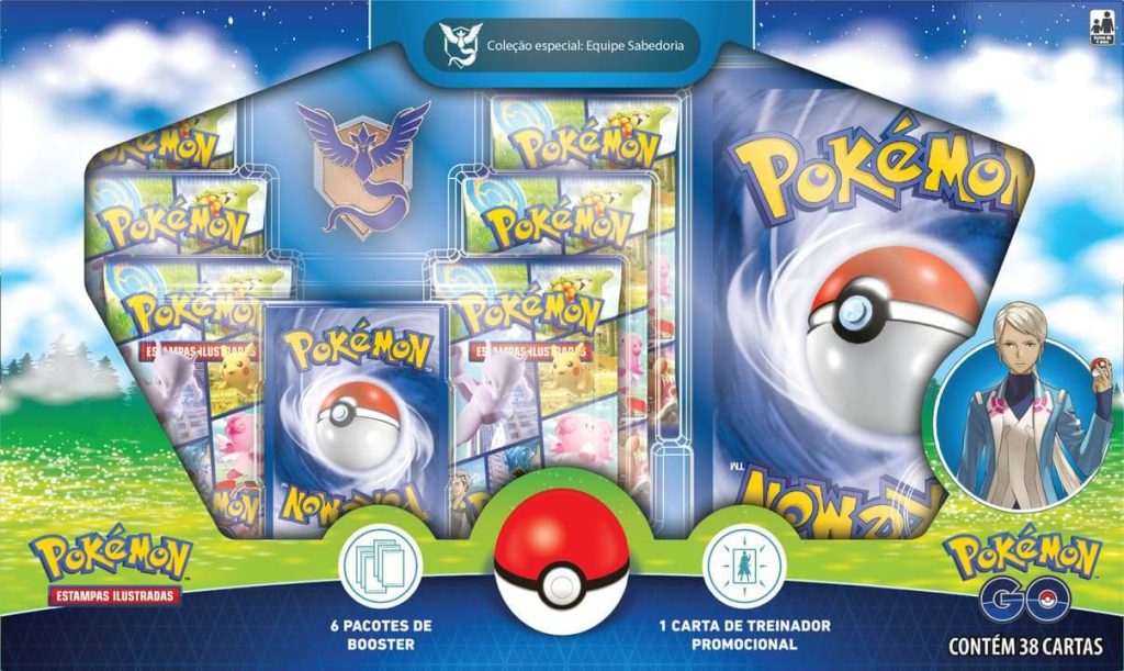 Pokémon Estampas Ilustradas - Pokémon GO Team Mystic