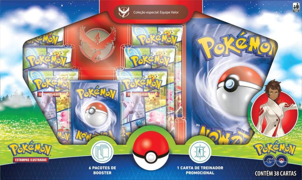 Pokémon Estampas Ilustradas - Pokémon GO Team Valor