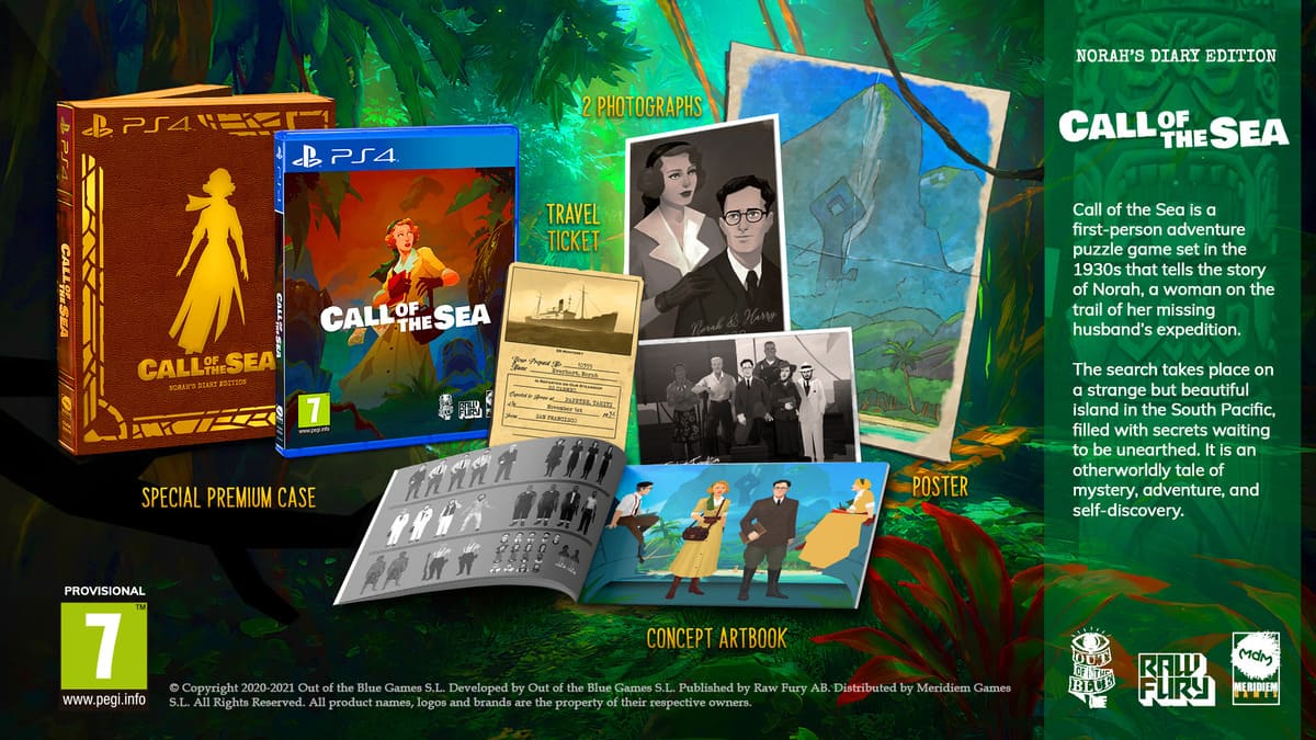 Call Of The Sea Norah's Diary Edition (VF) - Neuf Sous Blister - PS4
