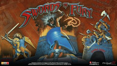 Pinball FX - “Swords of Fury” da Williams de 1988