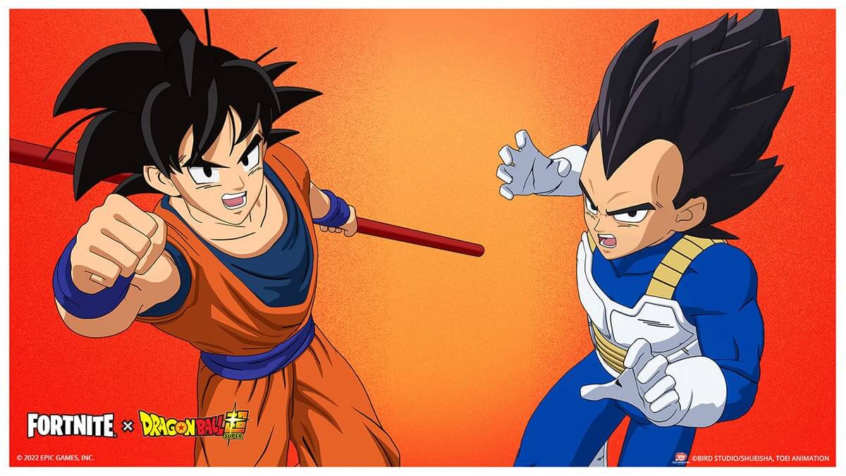 Quebra-cabeça de dragon ball, son goe veget, de desenho animado