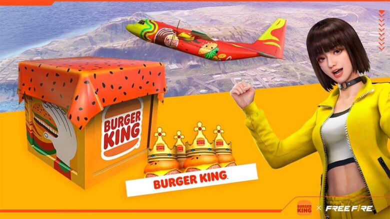 Burger King - Free Fire Conteúdo no Jogo