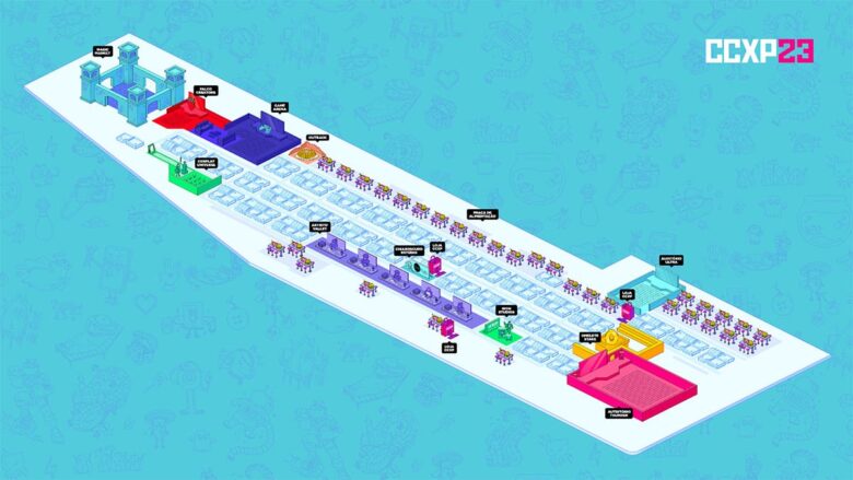 Mapa CCXP 23