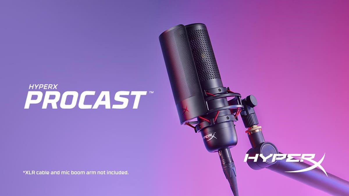 HyperX lança no Brasil microfone com condensador de diafragma grande e ...