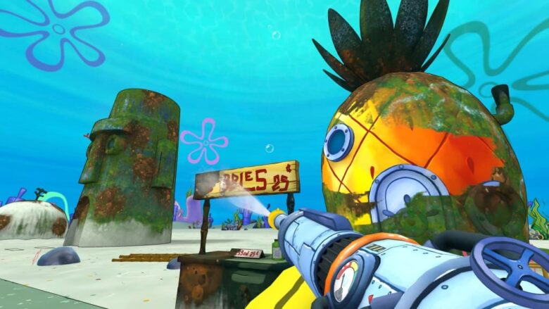 Pacote Especial Bob Esponja Calça Quadrada para PowerWash Simulator