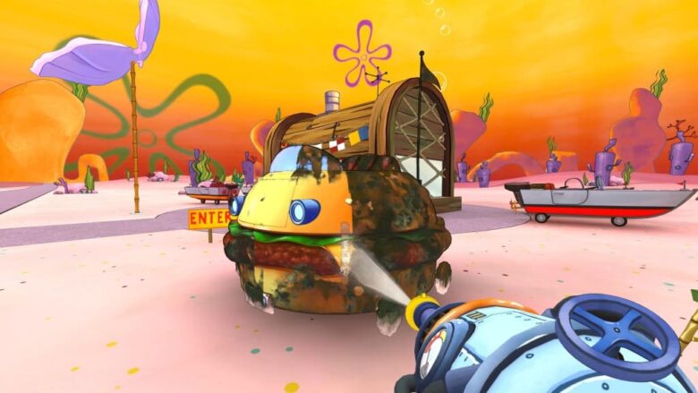 Pacote Especial Bob Esponja Calça Quadrada para PowerWash Simulator