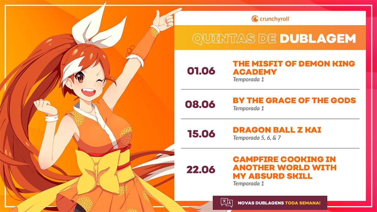 Crunchyroll Anuncia Dublagem para 86 e mais 6 animes - Nerding