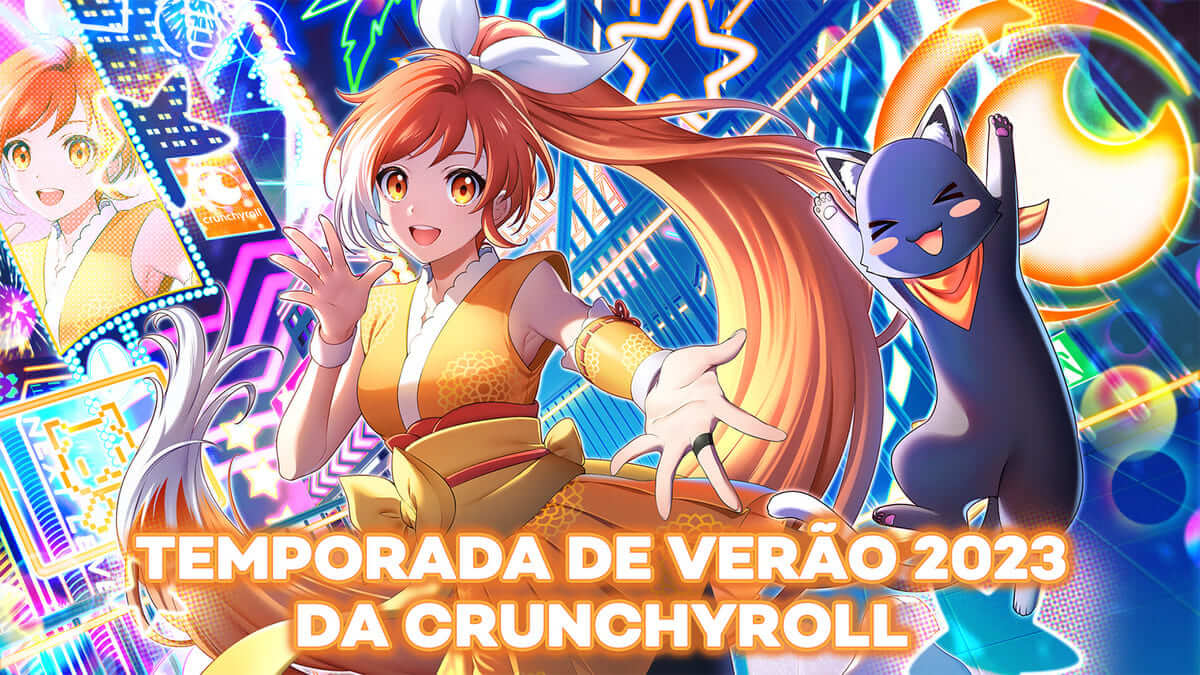 Lançamentos da Crunchyroll no Brasil da temporada de Inverno de animes de  2023.