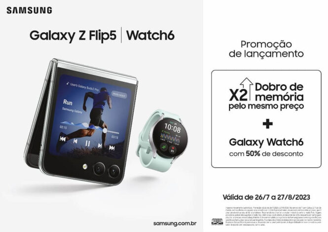 Galaxy Z Flip5 - Promoção de lançamento