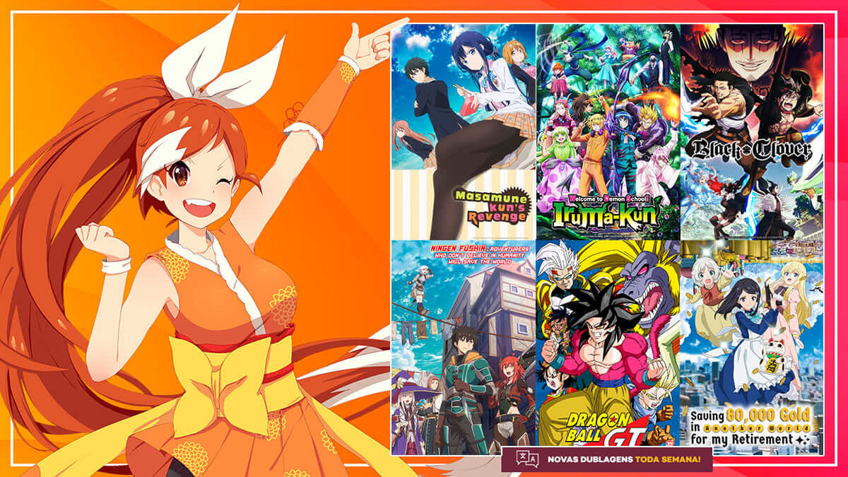De hoje até agosto: 6 novos animes dublados na Crunchyroll