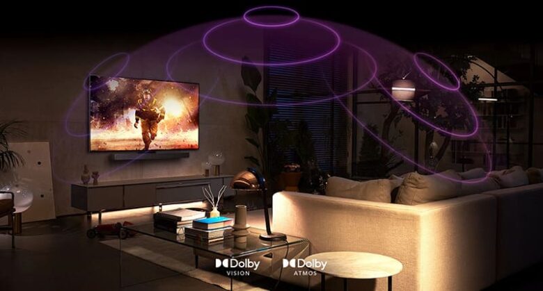 Dolby Vision e Dolby Atmos. Divulgação: LG Electronics