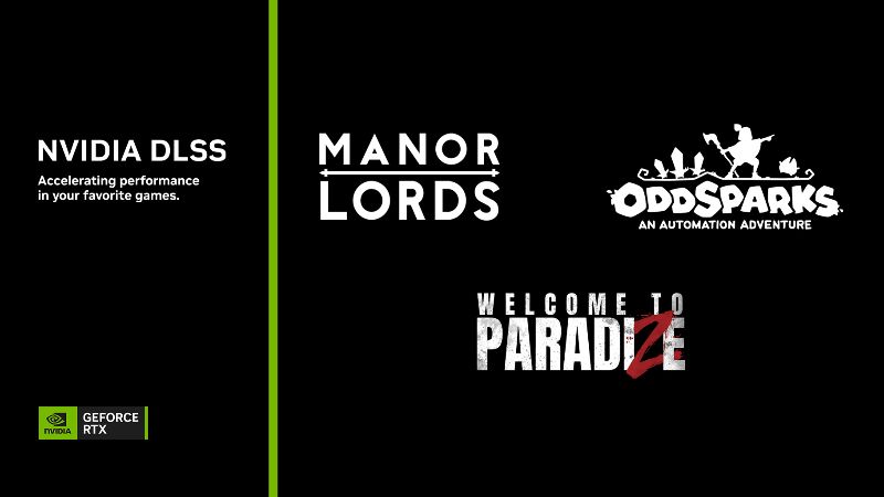 NVIDIA DLSS - Manor Lords