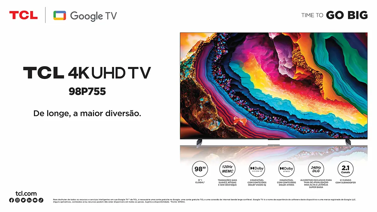 Telas grandes: confira as vantagens e melhores opções de TVs da TCL de ...