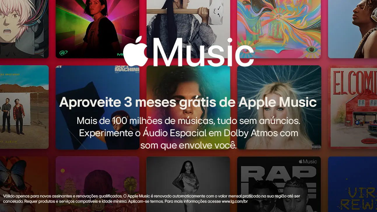LG oferece 3 meses grátis de Apple Music para clientes das TVs – Gamers