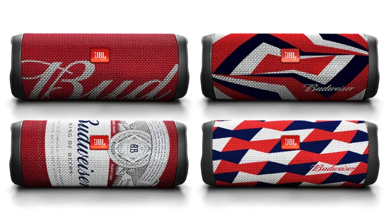Budweiser e JBL lançam speakers personalizadas