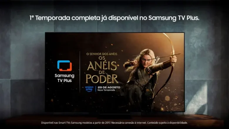 O Senhor dos Anéis Os Anéis de Poder desde o início, de graça no Samsung TV Plus
