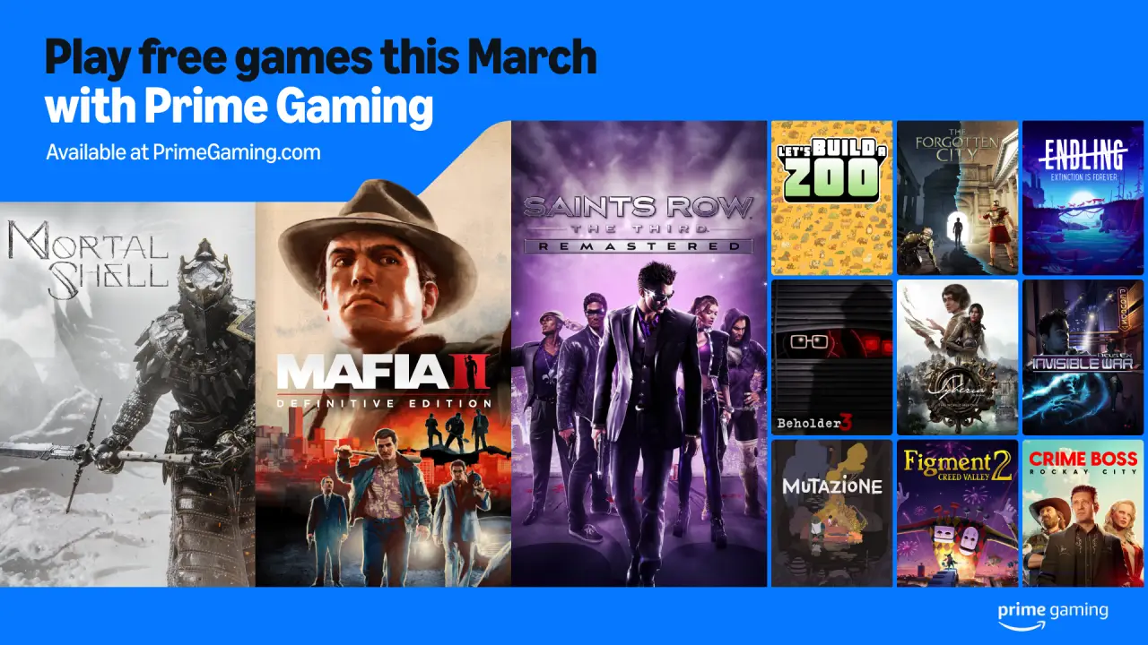 Prime Gaming - Março 2025