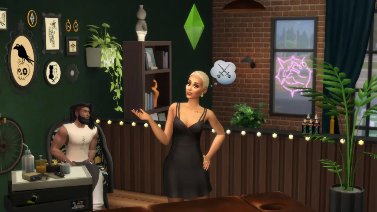 The Sims 4 - Tatuagens Doja Cat