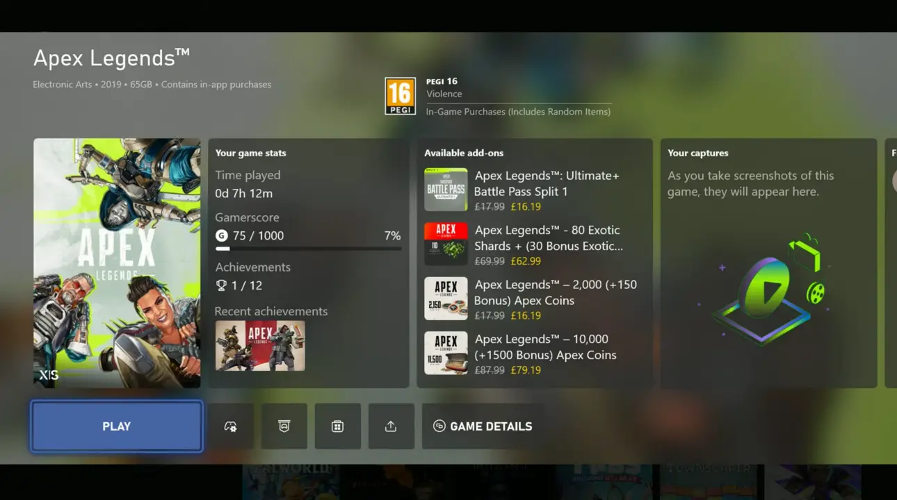 Xbox - Game Hub