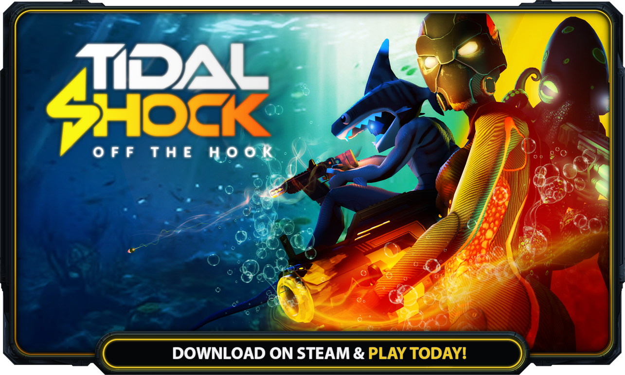 TIDAL SHOCK: Off the Hook chega à versão 1.0 no Steam com suporte ao Steam Deck, troféus inéditos e é totalmente gratuito para jogar!