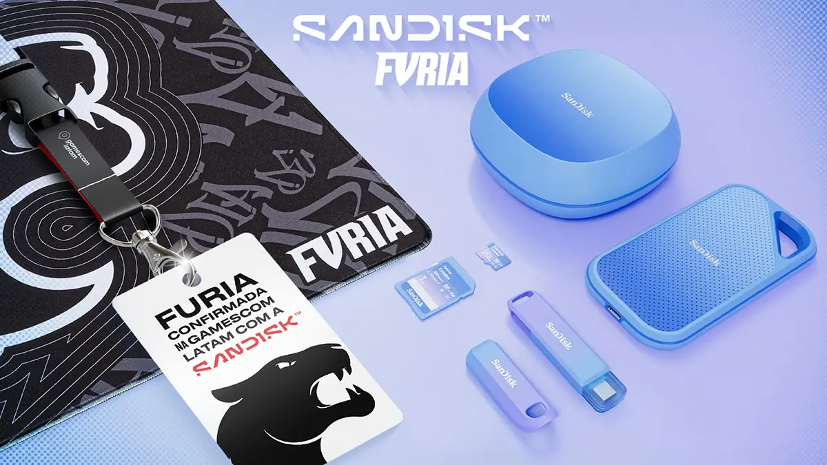 FURIA e Sandisk - gamescom latam 2025