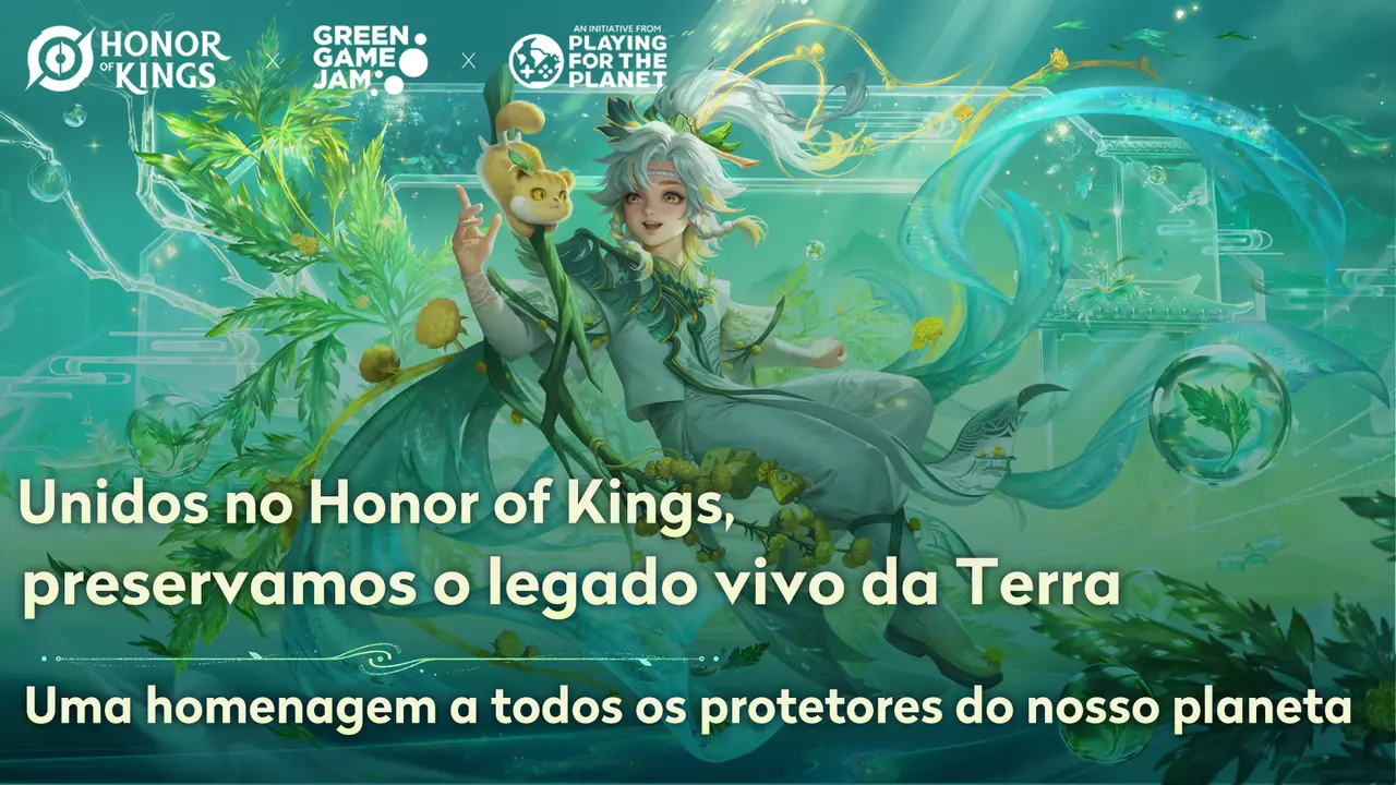 Jogadores de Honor of Kings contribuem com a Green Game Jam e ajudam a proteger ecossistemas no Brasil, Indonésia e Malásia.