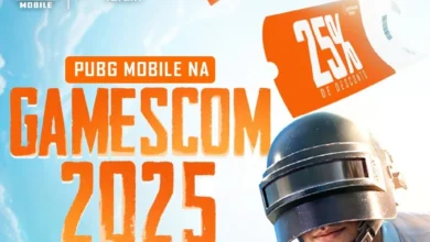 PUBG MOBILE e Kwai unem forças na gamescom latam 2025 com estande recheado de atrações