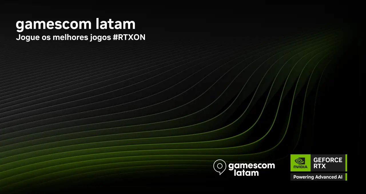 NVIDIA revela atrações épicas para a gamescom latam 2025 em São Paulo
