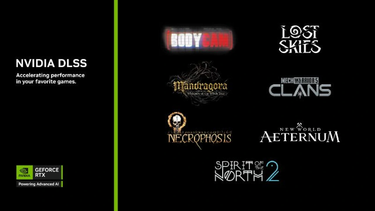 Nova GeForce RTX 5060 chega com bundle e 13 jogos com DLSS