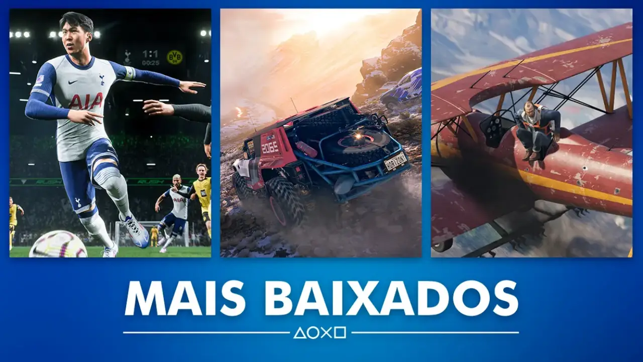 Playstation Store - Mais baixado em Maio de 2025