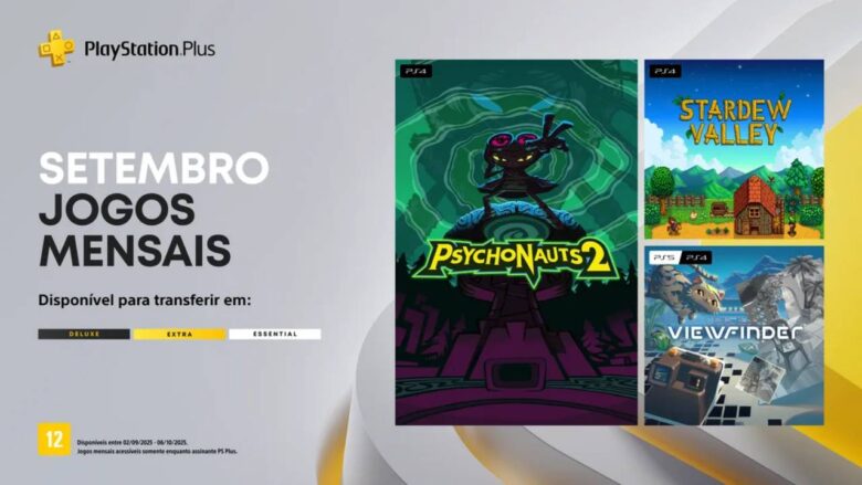 PlayStation Plus - Setembro 2025