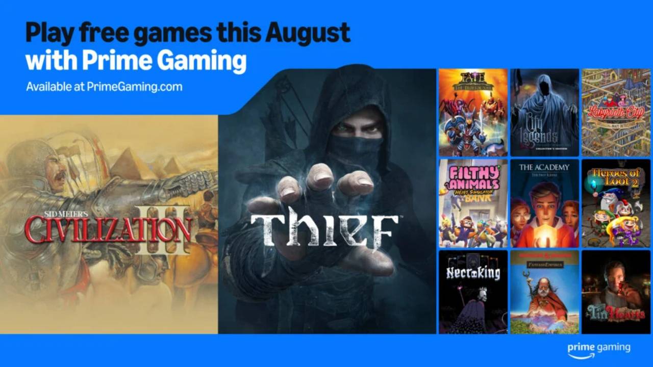 Prime Gaming - Agosto 2025