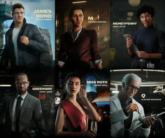 007 First Light - Elenco