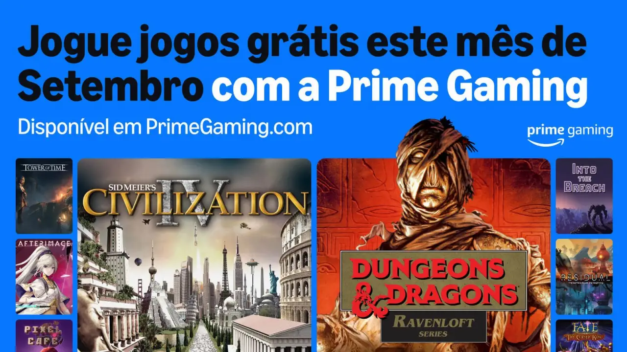 Prime Gaming Setembro 2025