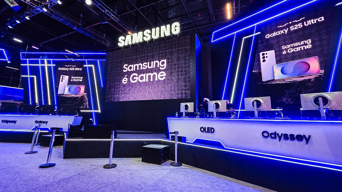 Samsung apresenta ecossistema gamer completo na BGS 2025 com experiências imersivas e ativações exclusivas