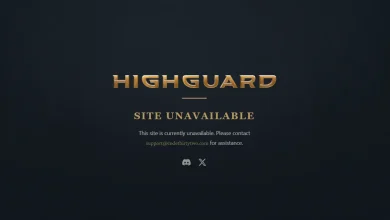 Highguard - Site offline