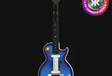 CRKD Gibson Les Paul Guitar Blueberry Burst Pro