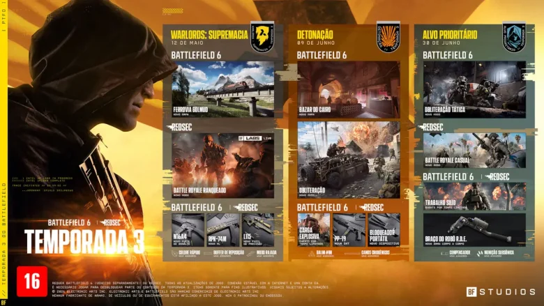 Battlefield 6 - Tem 3 - Roadmap