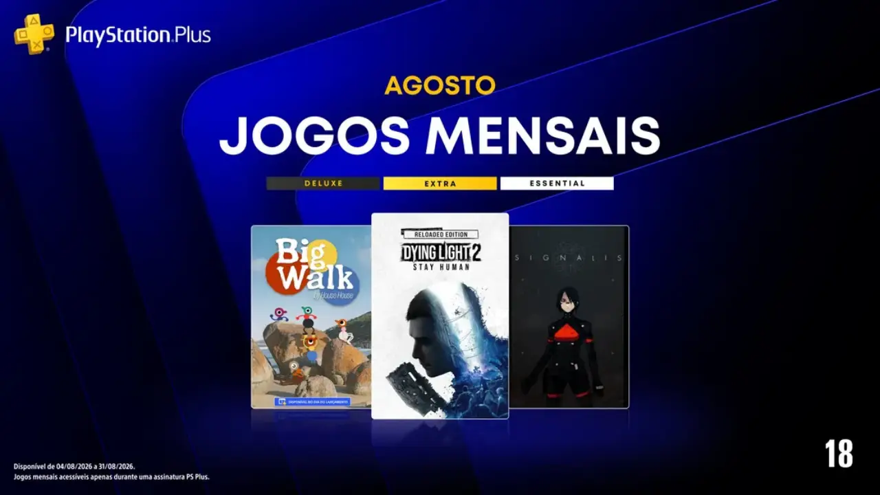 PlayStation Plus - Agosto 2026